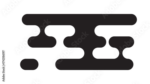 Black traditional Asian-style cloud