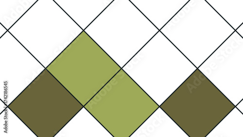 Abstract Diamond Pattern in Earth Tones background geometric rhombus tile olive green brown white modern simple design texture