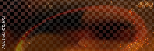 Gradient film light overlay with orange and prism blur color. Overlay film background warm cinematic effect