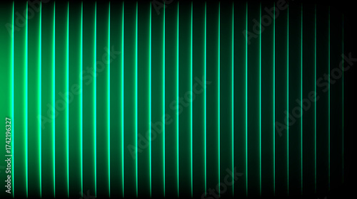 Glass gradient abstract green lines background vertical stripes wallpaper art