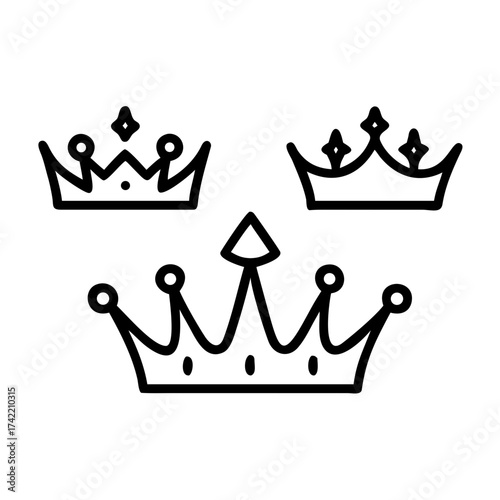 golden crown vector