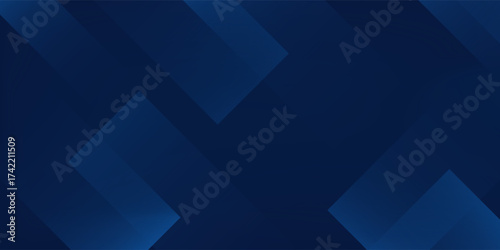 Modern black dark navy blue and silver abstract background with geometric shapes, 3D polygonal lines, folded triangles, and diamond patterns. Elegant minimal luxury design for banners, posters.Eps10.