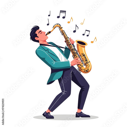 Saxophonist Jazz Night