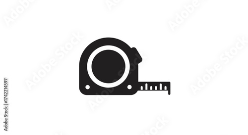 Measuring tape tool for construction and DIY projects.