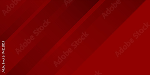 Red line with white architecture futuristic background minimal concept vector illustration subtle design.