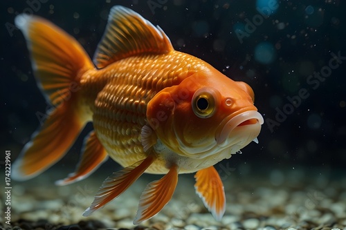 goldfish in aquarium