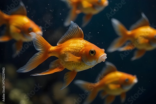 goldfish in aquarium