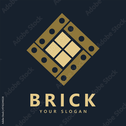 Brick creative logo design concepts