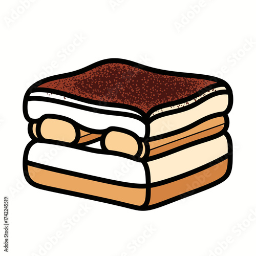 Delicious tiramisu dessert a layered Italian dessert with coffeesoaked ladyfingers and mascarpone cream perfect treat.