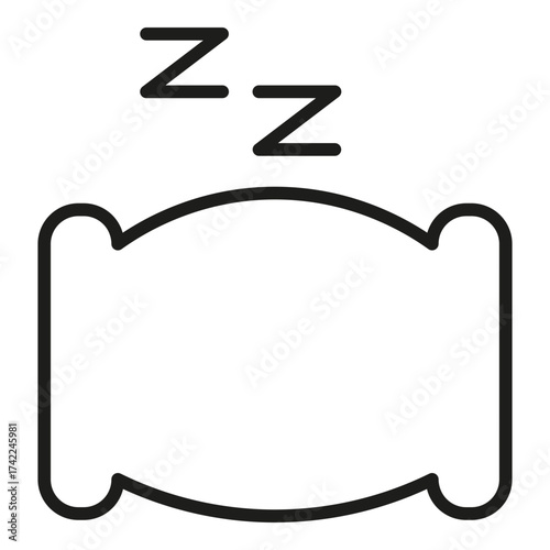 pillow vector icon