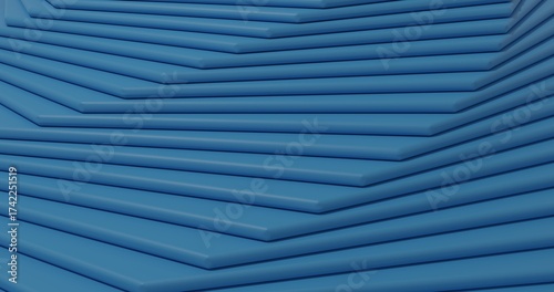 Abstract background with blue geometric shapes 3d rendering illustration