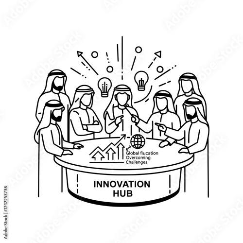 Arabian Innovation Hub Meeting to Overcome Global Challenges.