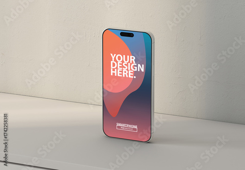 Modern Smartphone screen mockup