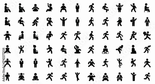 silhouettes of people