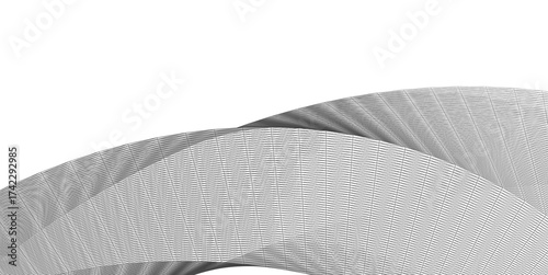 Architectural drawing. Geometric 3d background