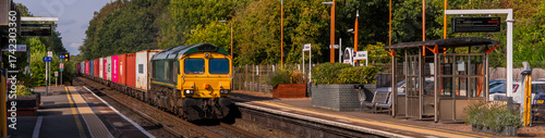 goods freight train ewest midlands  england uk