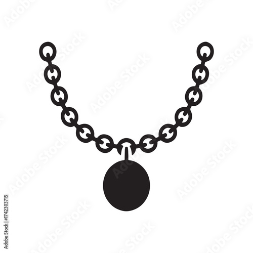 Belly Chain Solid Jewelry Icon