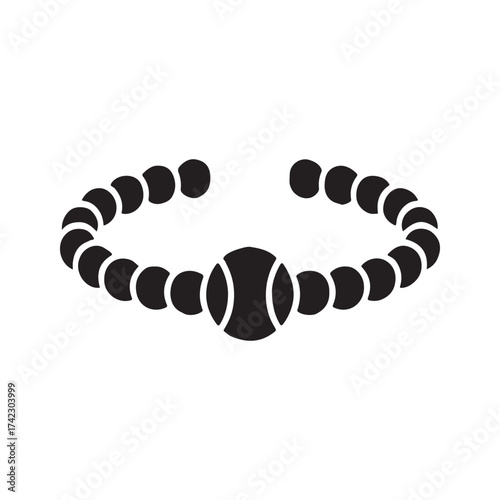 Tennis Bracelet Solid Stylish Icon