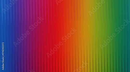 Vibrant rainbow gradient with vertical ribbed texture, abstract background