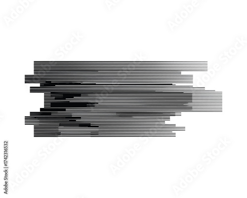 Horizontal Parallel Lines Abstract Element