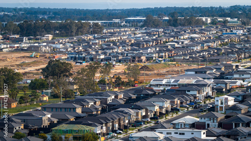 Austral suburb residential development in Sydney's southwest