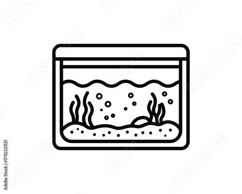 Aquarium Outline Icon