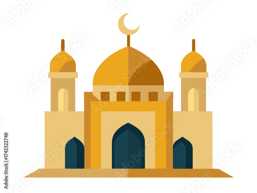 taj mahal vector illustration