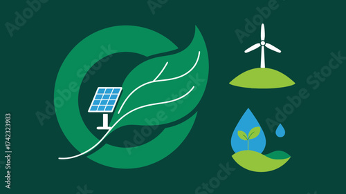 Green energy renewable energy sustainability ecofriendly environment solar power wind power water conservation nature ecology conservation clean energy earth future innovation technology resources gro