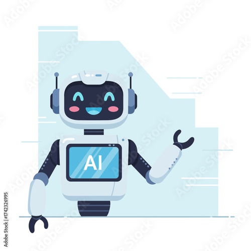 Robot ai technology automation future innovation machine learning digital intelligence robotics android virtual assistant communication network connection data analysis system software