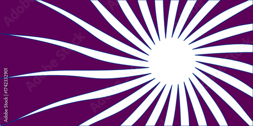 Light shines brightly background among the purple colors.