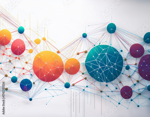 Digitally Connected Globe With Network Lines and Illuminated Cities in Space