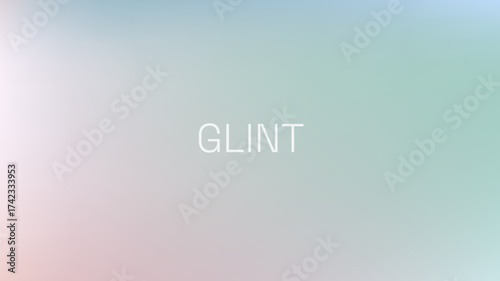 Hologram color swatch background in soft pastel tones. Iridescent silver gradient blends with rainbow metal. Fine gloss and shimmer deliver a premium foil finish.