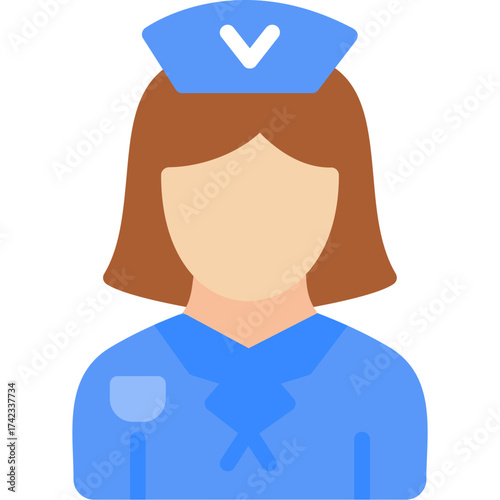 Flight Attendant Icon