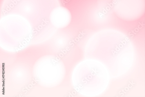 ふんわりとしたピンクの光が広がる優しい背景