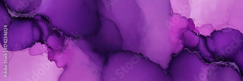 Elegant abstract watercolor texture with purple hues and artistic fluidity for backgrounds