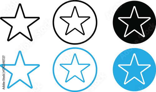 Five star customer review icon set. rating stars badges. customer product reviews icons. product feedback. Premium quality customers service
