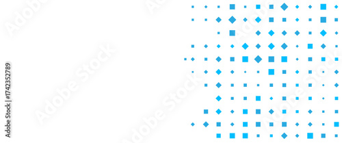 Vector modern abstract technology style geometric squares pattern