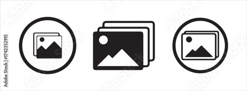 Upload photo and add image web icons