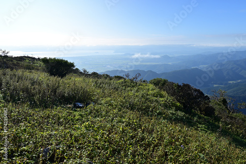 Obraz na plátně Climbing Mt. Ibuki, Shiga, Japan