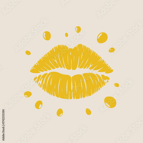 Golden Lips An Expression of Beauty and Confidence