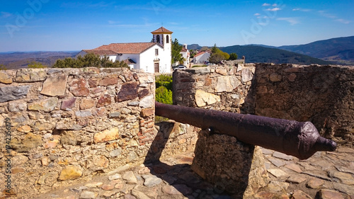 Stone and Sky: The Church of Marvão Framed by Fortress Walls in Portugal