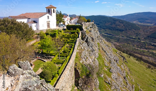 Stone and Sky: The Church of Marvão Framed by Fortress Walls in Portugal