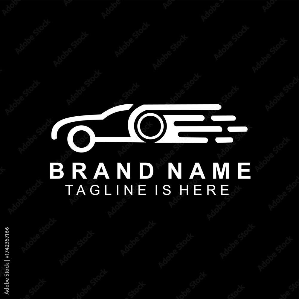 Fototapeta premium car logo design modern automotive