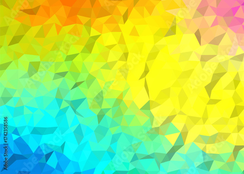 abstract colorful low poly background, abstract geometric background, abstract triangle background