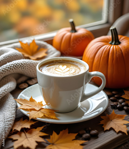 Pumpkin Spice and Coffee Art