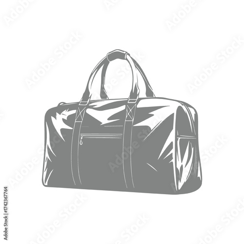 Duffle Bag Vector Design Illustration