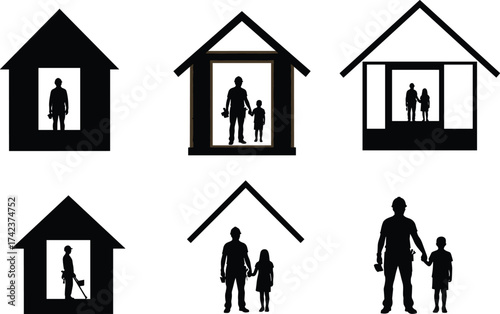 Flowering shrubs, pink blossoms, tiered topiary, trimmed hedge, ornamental greenery, garden plants, outdoor foliage, landscape vegetation, cad drawing flat vector illustration