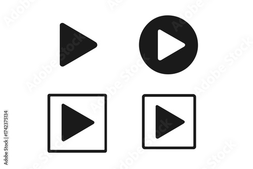 Question and result icon set, choice making symbol, decision diagram, questionnaire vector illustration, transparent background, ordered icon collection, user interface elements