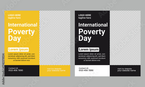 International Day for the Eradication of Poverty template
