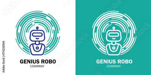 Abstract Tech Logo Design for Innovation Branding